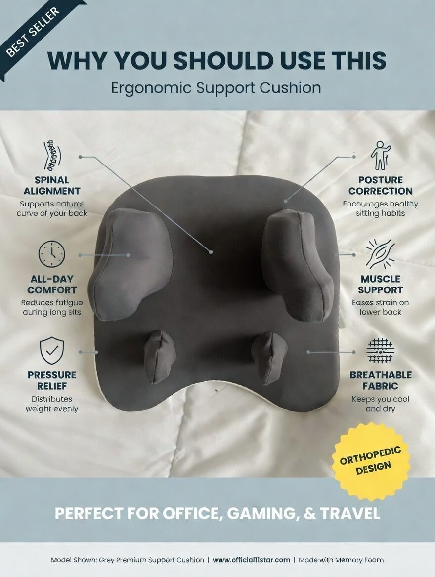 Trapezius Electric Massage Pillow
